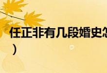 任正非有几段婚史怎么样（任正非有几段婚史）
