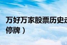 万好万家股票历史走势（万好万家股票为什么停牌）