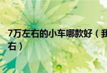 7万左右的小车哪款好（我想买小车什么牌子好价格是7万左右）