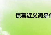 惊喜近义词是什么（惊喜近义词）