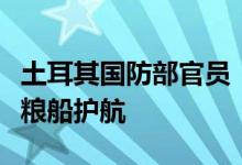 土耳其国防部官员：联合协调中心将为乌克兰粮船护航