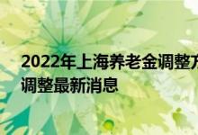 2022年上海养老金调整方案细则参考2021 2022年养老金调整最新消息 