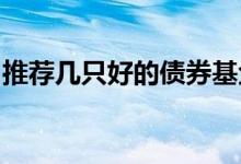 推荐几只好的债券基金（推荐几只好股票吧!）