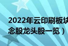 2022年云印刷板块概念股有哪些（云印刷概念股龙头股一览）