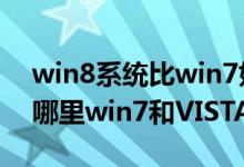 win8系统比win7好吗（win7比VISTA好在哪里win7和VISTA哪个漂亮）