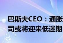 巴斯夫CEO：通胀打压消费者需求 下半年公司或将迎来低迷期