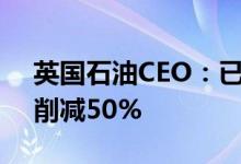英国石油CEO：已将欧洲炼油厂的能源使用削减50%