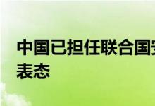 中国已担任联合国安理会8月轮值主席外交部表态