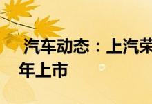  汽车动态：上汽荣威RX8官图发布将于上半年上市 