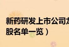 新药研发上市公司龙头有哪些（新药研发概念股名单一览）