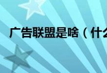 广告联盟是啥（什么是网络广告交换联盟）