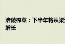涪陵榨菜：下半年将从渠道拓展等方面持续发力以拉动销量增长