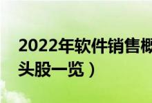 2022年软件销售概念股有那些（软件销售龙头股一览）