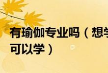 有瑜伽专业吗（想学瑜伽、哪里有专业的瑜伽可以学）