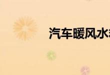  汽车暖风水箱漏水怎么处理 