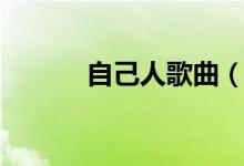 自己人歌曲（自己人歌词介绍）