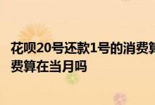 花呗20号还款1号的消费算在当月吗? 花呗20号还款1号的消费算在当月吗