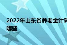 2022年山东省养老金计算公式 与养老金高低相关的因素有哪些 