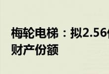 梅轮电梯：拟2.56亿元转让吴江绿脉24.97%财产份额