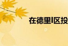  在德里l区投资的风险和回报 