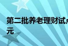 第二批养老理财试点产品发行1小时销售20亿元
