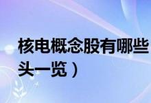 核电概念股有哪些（2022年核电上市公司龙头一览）