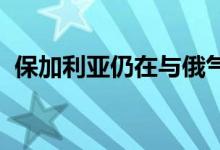 保加利亚仍在与俄气就天然气供应进行谈判