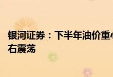 银河证券：下半年油价重心或稍有回落预期在100美元/桶左右震荡