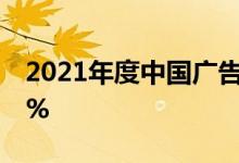 2021年度中国广告业发展指数同比增长6.90%