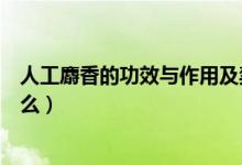 人工麝香的功效与作用及禁忌（人工麝香的功效与作用是什么）