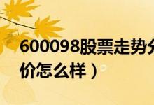 600098股票走势分析（广州发展600098股价怎么样）