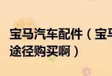 宝马汽车配件（宝马汽车的配件一般通过什么途径购买啊）