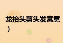 龙抬头剪头发寓意（龙抬头剪头发寓意是什么）