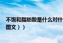 不饱和脂肪酸是什么对什么有好处（不饱和脂肪酸是什么（图文））