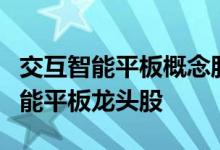 交互智能平板概念股名单汇总：哪些是交互智能平板龙头股