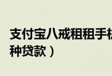 支付宝八戒租租手机审核会失败吗（支付宝八种贷款）