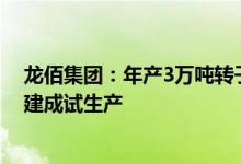 龙佰集团：年产3万吨转子级海绵钛技术提升改造项目一期建成试生产