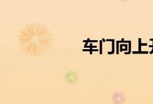 车门向上开的车有哪些 