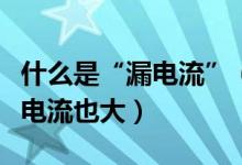 什么是“漏电流”（为什么容量大的电容器漏电流也大）