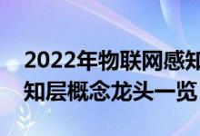 2022年物联网感知层股票有哪些（物联网感知层概念龙头一览）