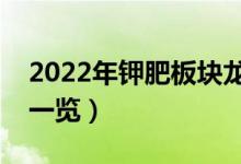 2022年钾肥板块龙头股有哪些（钾肥概念股一览）