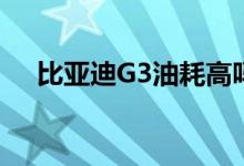  比亚迪G3油耗高吗真实车主是这样说的 