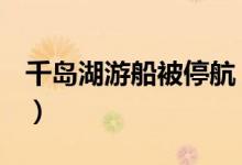 千岛湖游船被停航（加收20元“上舱座位费”）