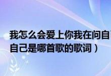 我怎么会爱上你我在问自己是什么歌（怎么会爱上你我在问自己是哪首歌的歌词）