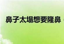 鼻子太塌想要隆鼻（鼻子整形需要多少钱）
