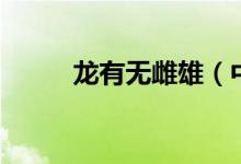 龙有无雌雄（中国龙分不分雌雄）