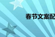 春节文案配图（春节文案）