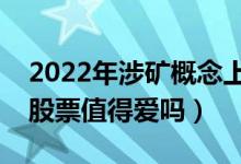 2022年涉矿概念上市公司龙头有哪些（这些股票值得爱吗）
