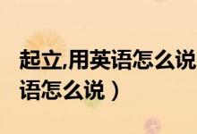 起立,用英语怎么说?（起立怎么说用起立用英语怎么说）