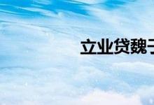 立业贷魏子群（立业贷）